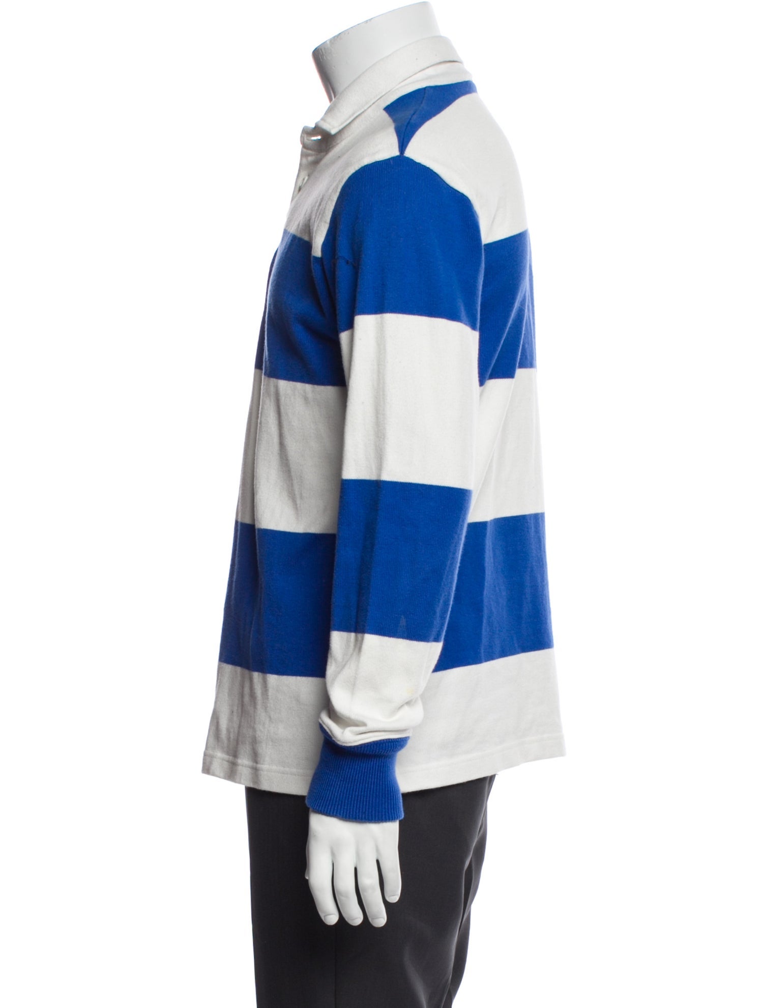 Rowing Blazers Striped Collar Polo Shirt