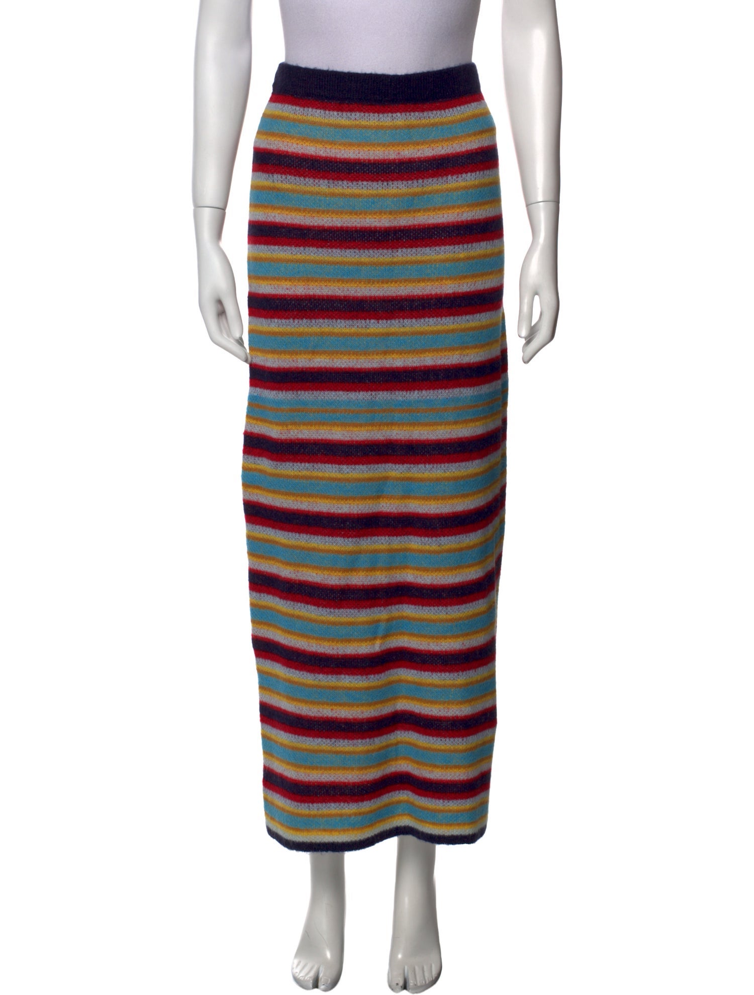 Rowing Blazers Striped Midi Length Skirt