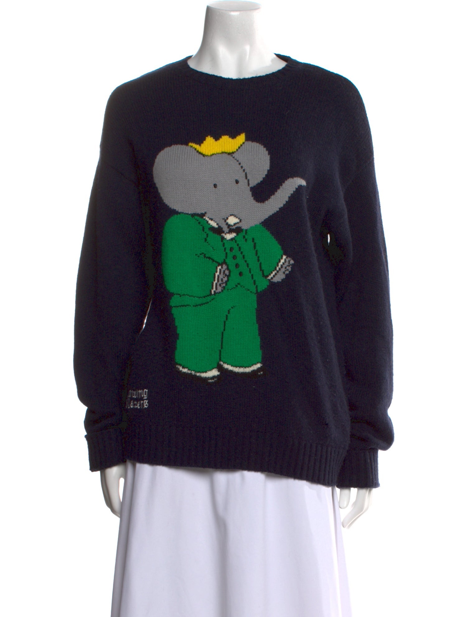 Rowing Blazers Wool Graphic Print Sweater