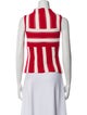 Rowing Blazers Striped Mock Neck Crop Top