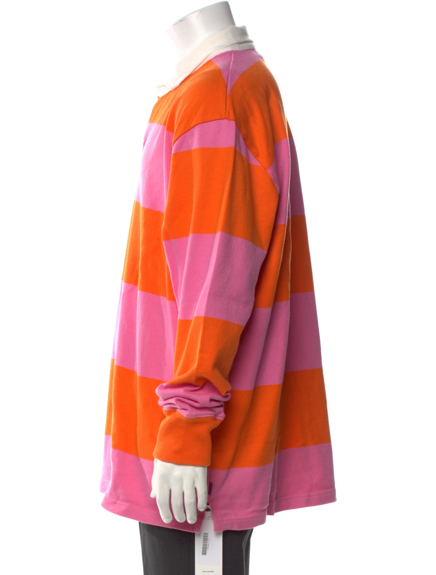 Rowing Blazers Striped V-Neck Polo Shirt