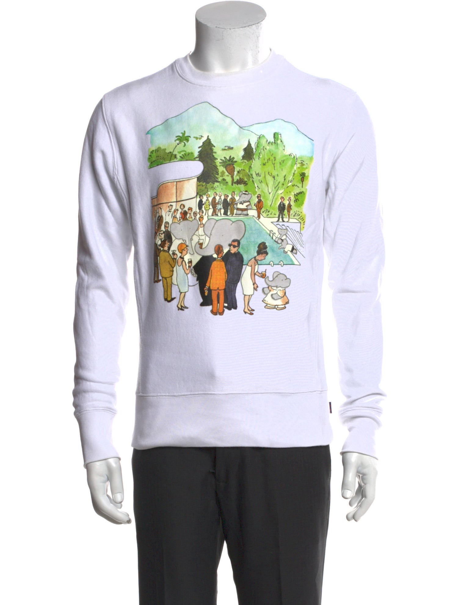 Rowing Blazers Graphic Print Crew Neck Pullover