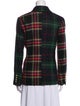 Rowing Blazers Wool Plaid Print Blazer