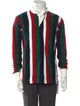 Rowing Blazers Striped Mock Neck Polo Sweater