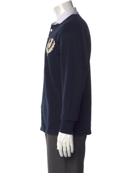 Rowing Blazers Graphic Print Crew Neck Polo Sweater