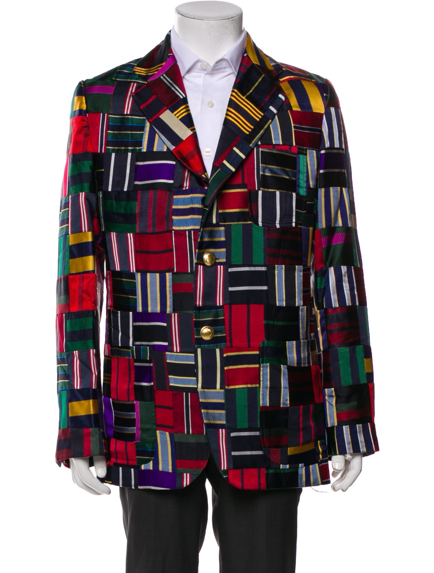 Rowing Blazers Silk Printed Peacoat