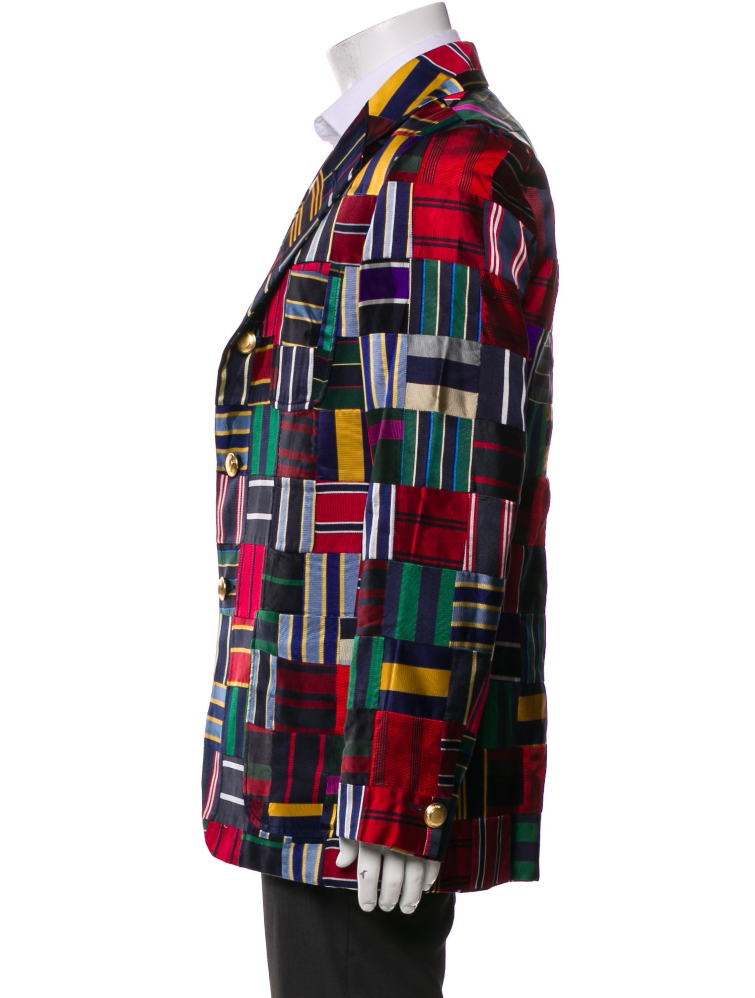 Rowing Blazers Silk Printed Peacoat