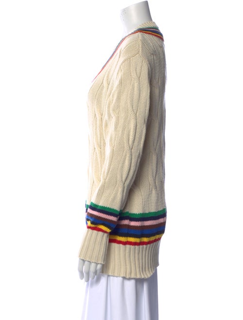 Rowing Blazers Striped V-Neck Sweater