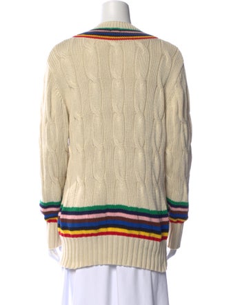 Rowing Blazers Striped V-Neck Sweater