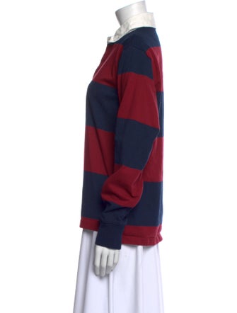 Rowing Blazers Striped Long Sleeve Polo