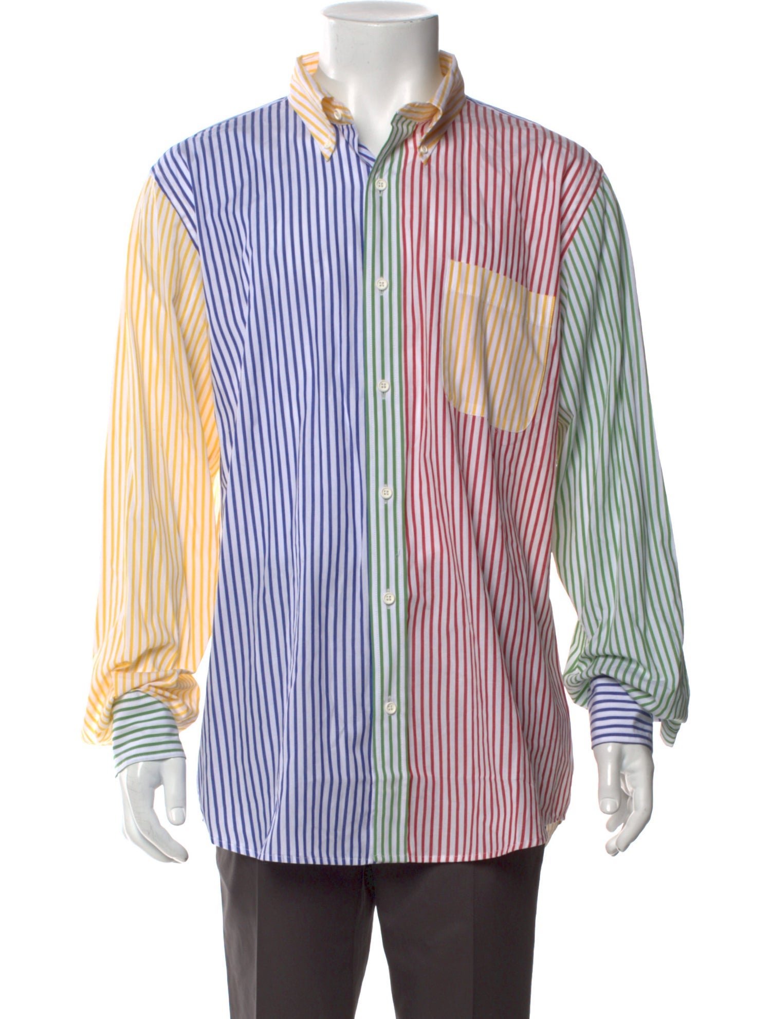 Rowing Blazers Striped Long Sleeve Dress Shirt
