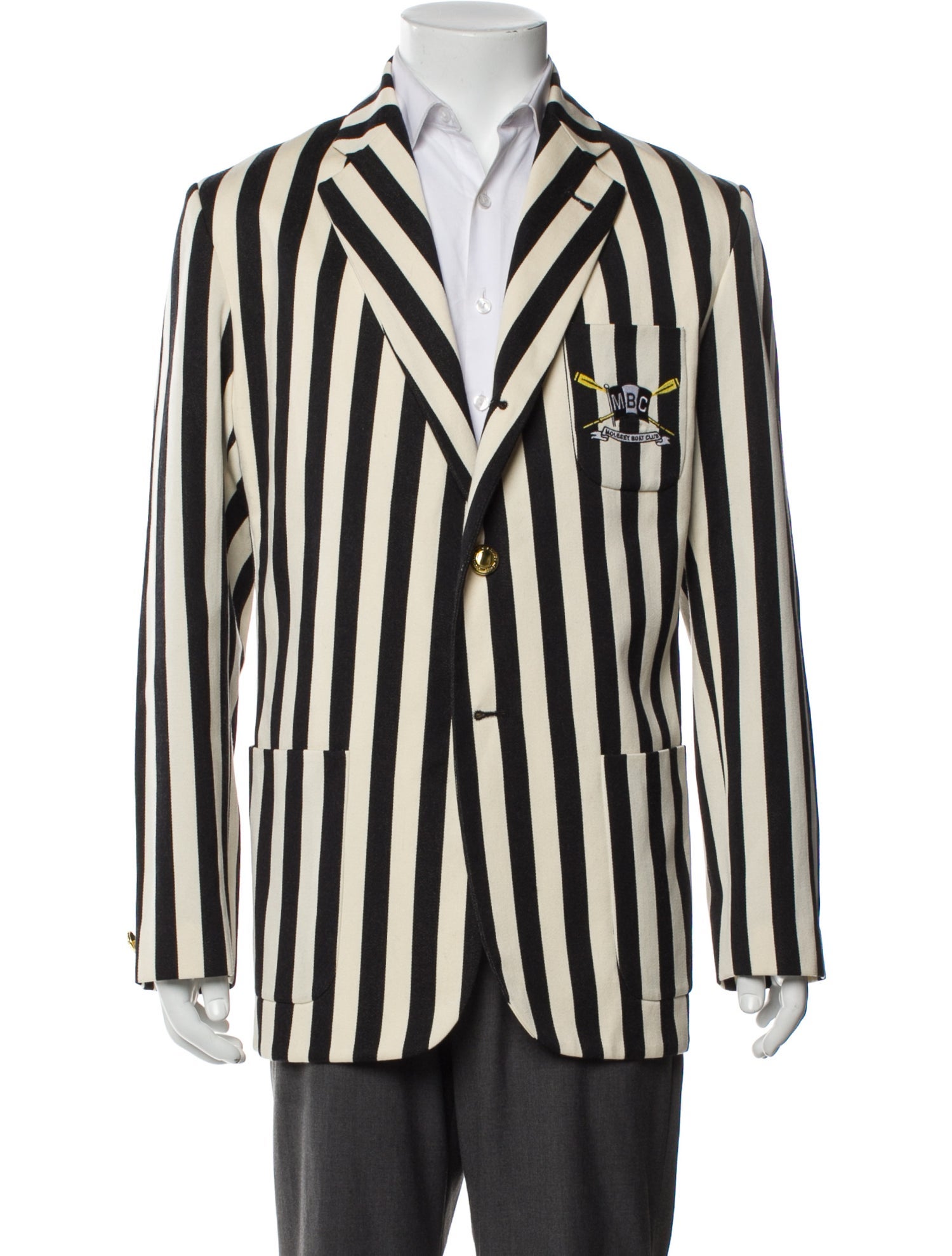Rowing Blazers Wool Striped Blazer