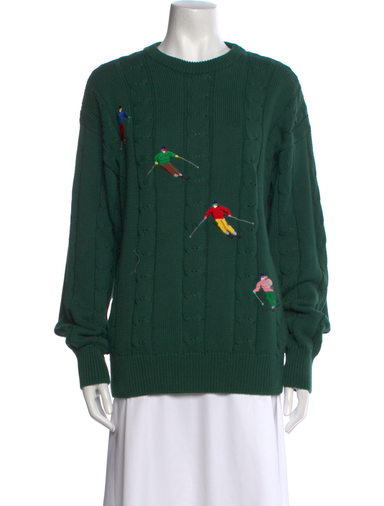 Rowing Blazers Colorblock Pattern Crew Neck Sweater