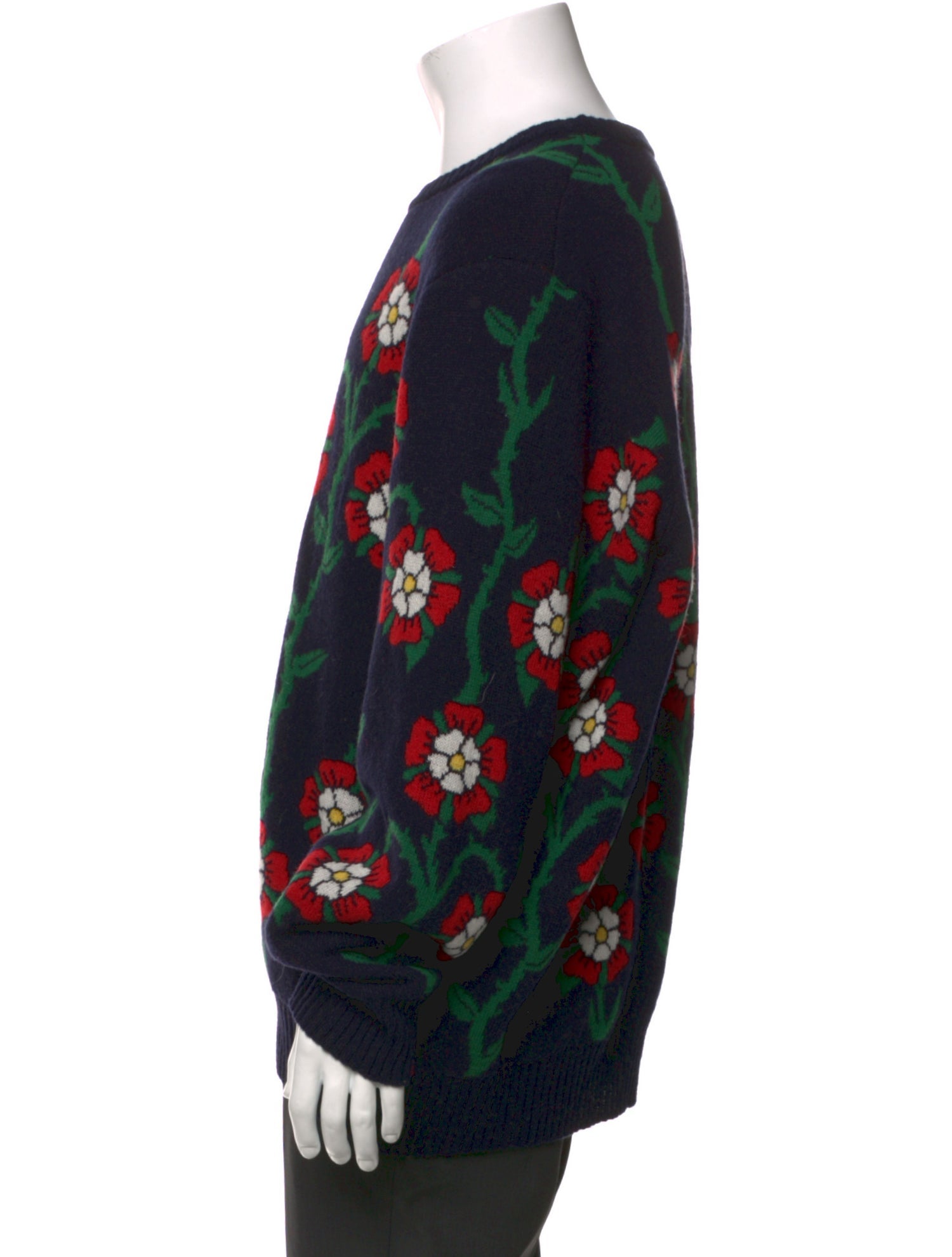 Rowing Blazers Wool Floral Print Pullover
