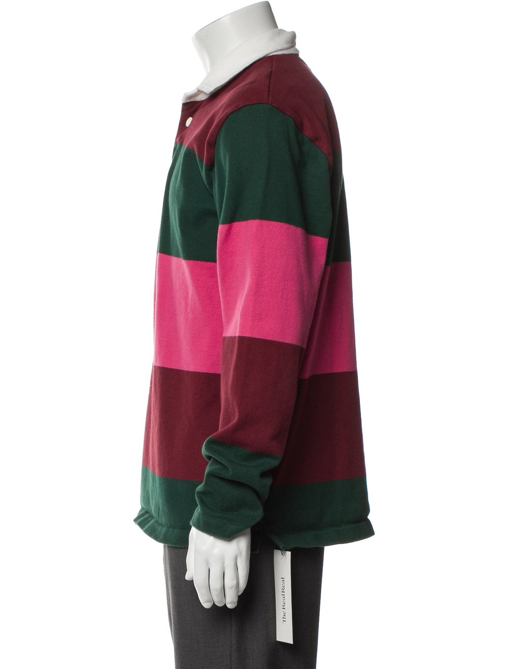 Rowing Blazers Colorblock Pattern Collar Polo Shi… - image 2