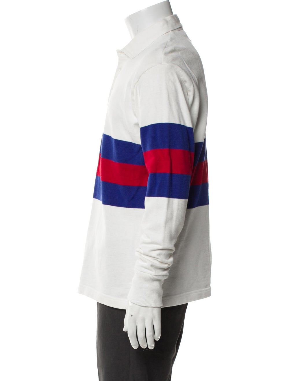 Rowing Blazers Colorblock Pattern V-Neck Polo Shi… - image 2
