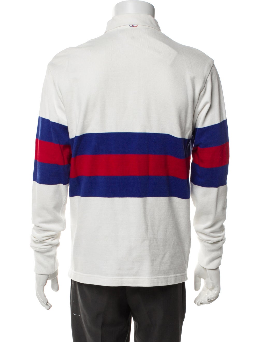 Rowing Blazers Colorblock Pattern V-Neck Polo Shi… - image 3