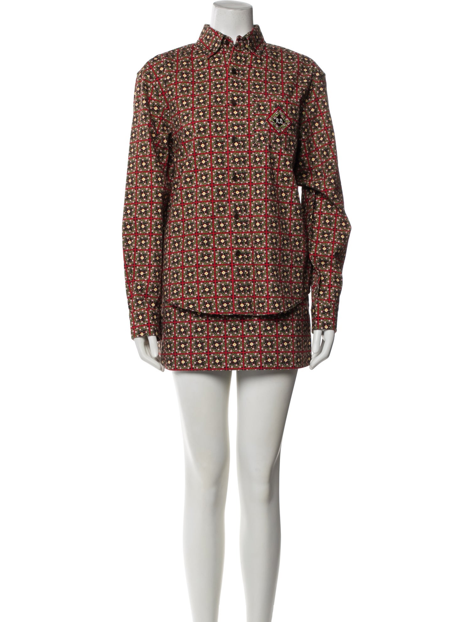 Rowing Blazers Printed Skirt Set w/ Tags