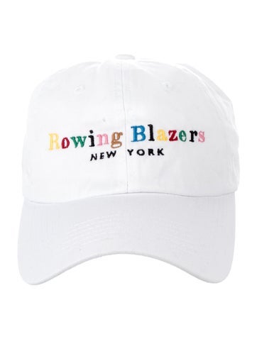 Pre-owned Rowing Blazers Embroidered Baseball Hat In White