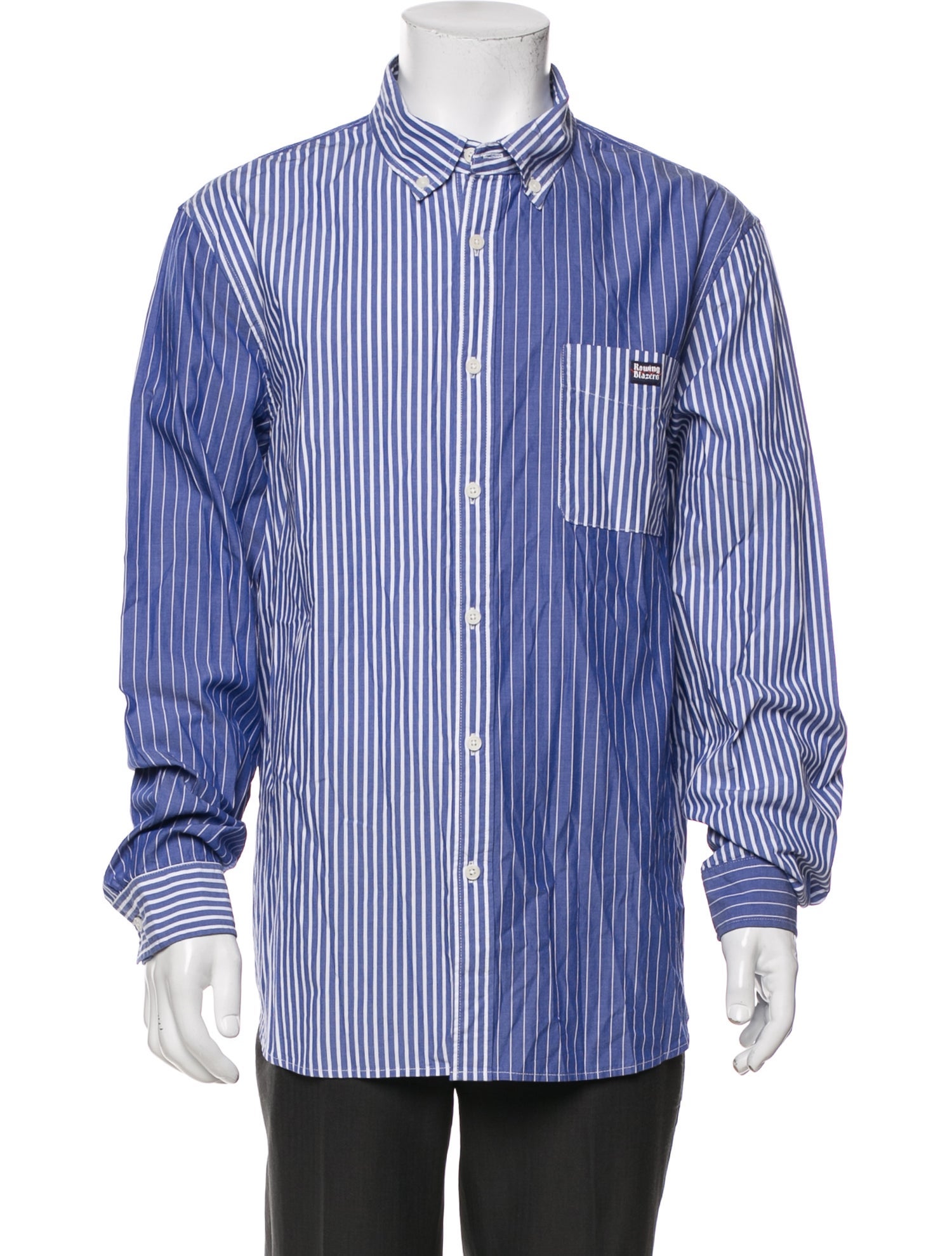 Rowing Blazers Striped Long Sleeve Dress Shirt