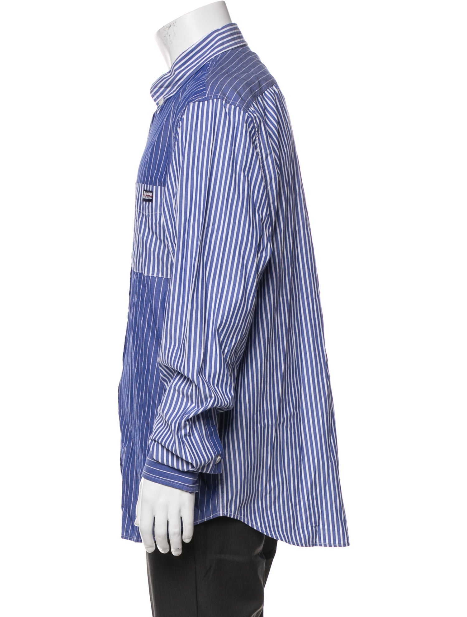 Rowing Blazers Striped Long Sleeve Dress Shirt