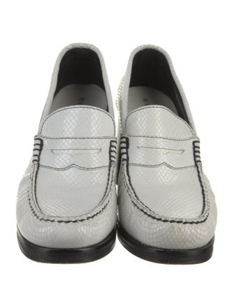 Re/Done + Weejuns Embossed Leather Pumps