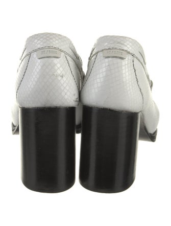 Re/Done + Weejuns Embossed Leather Pumps