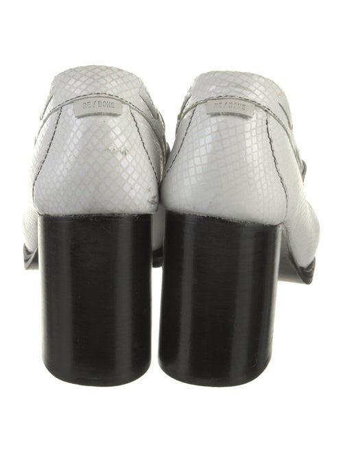 Re/Done + Weejuns Embossed Leather Pumps