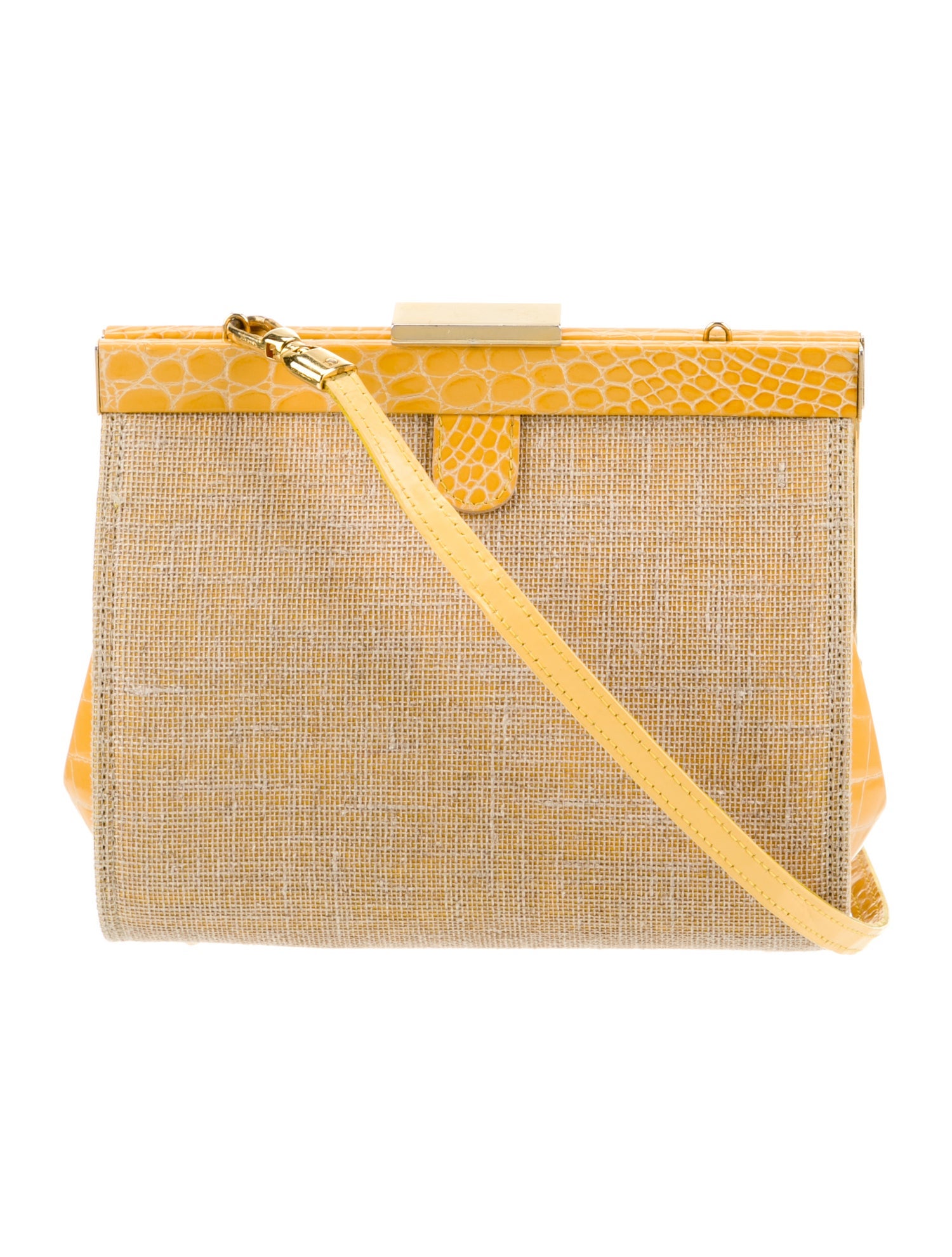 Retta Wolff Rattan Shoulder Bag
