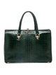 Retta Wolff Crocodile Top Handle Bag