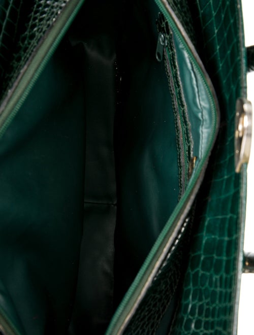 Retta Wolff Crocodile Top Handle Bag