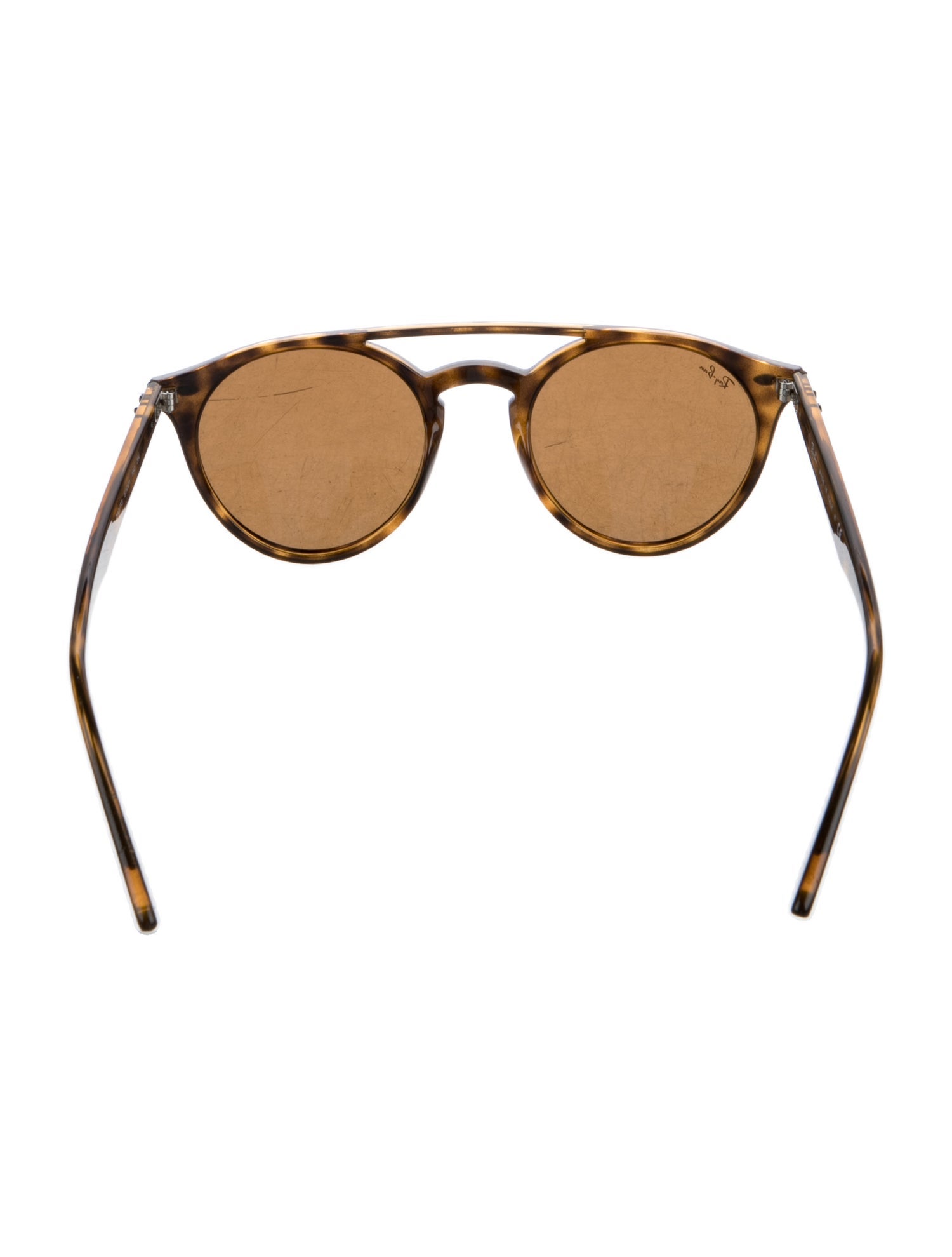 Ray-Ban Tortoise Polished Havana Phantos Round Sunglasses