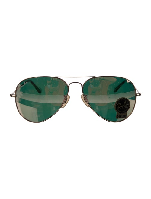 Ray-Ban Aviator Mirrored Sunglasses Gold