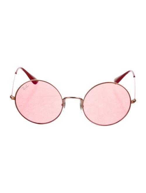 Ray-Ban Round Tinted Sunglasses Gold