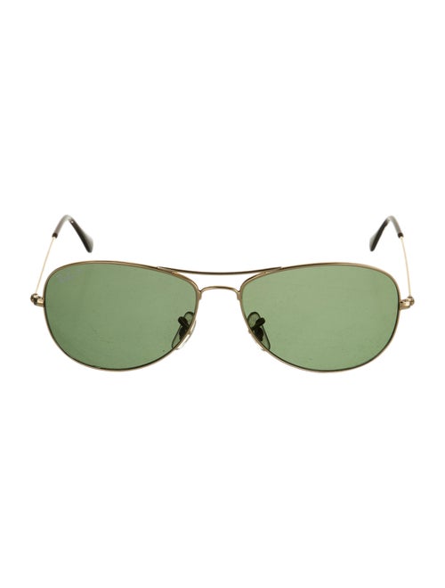 Ray-Ban Tinted Aviator Sunglasses Gold