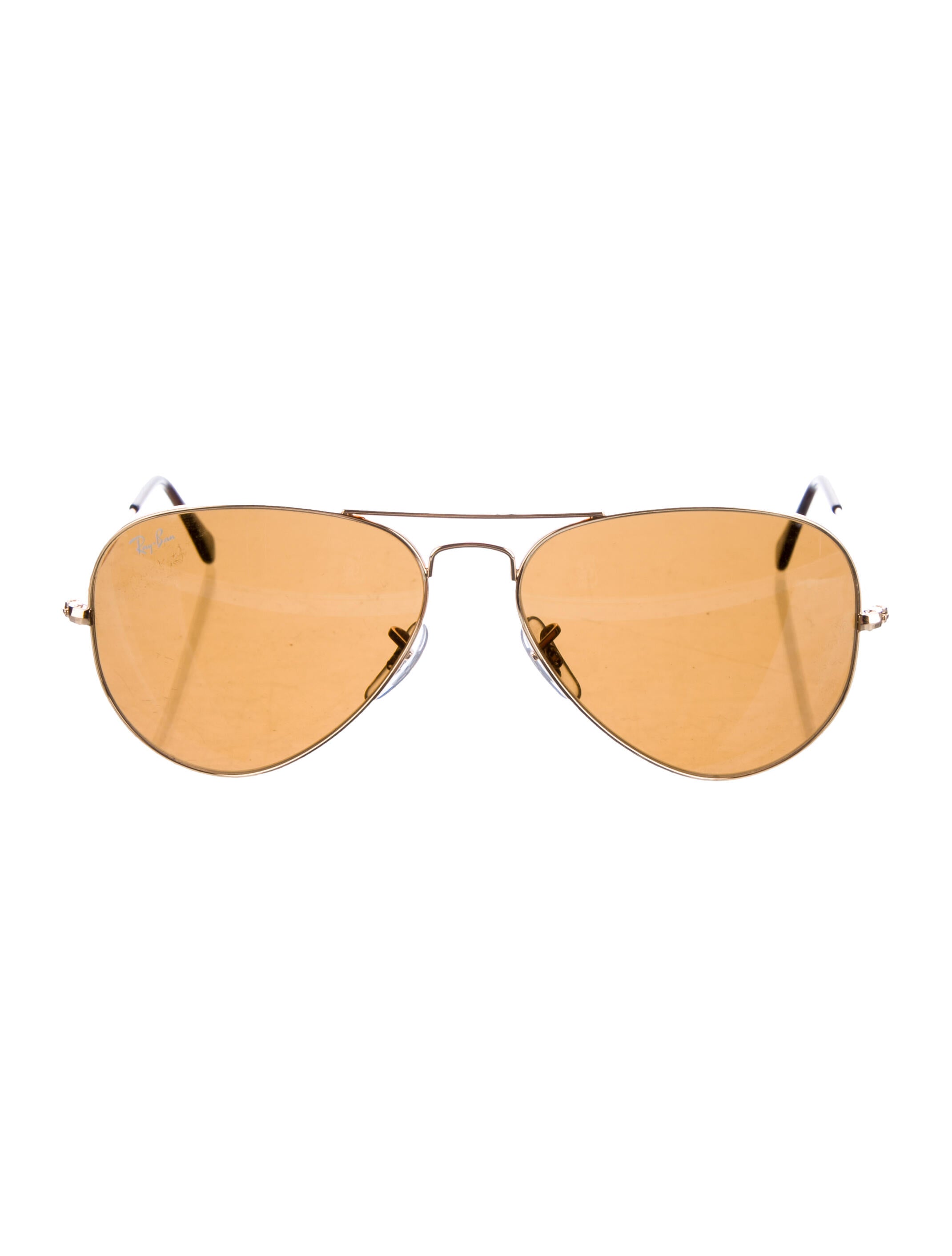RayBan Aviator Tinted Sunglasses Gold Sunglasses, Accessories
