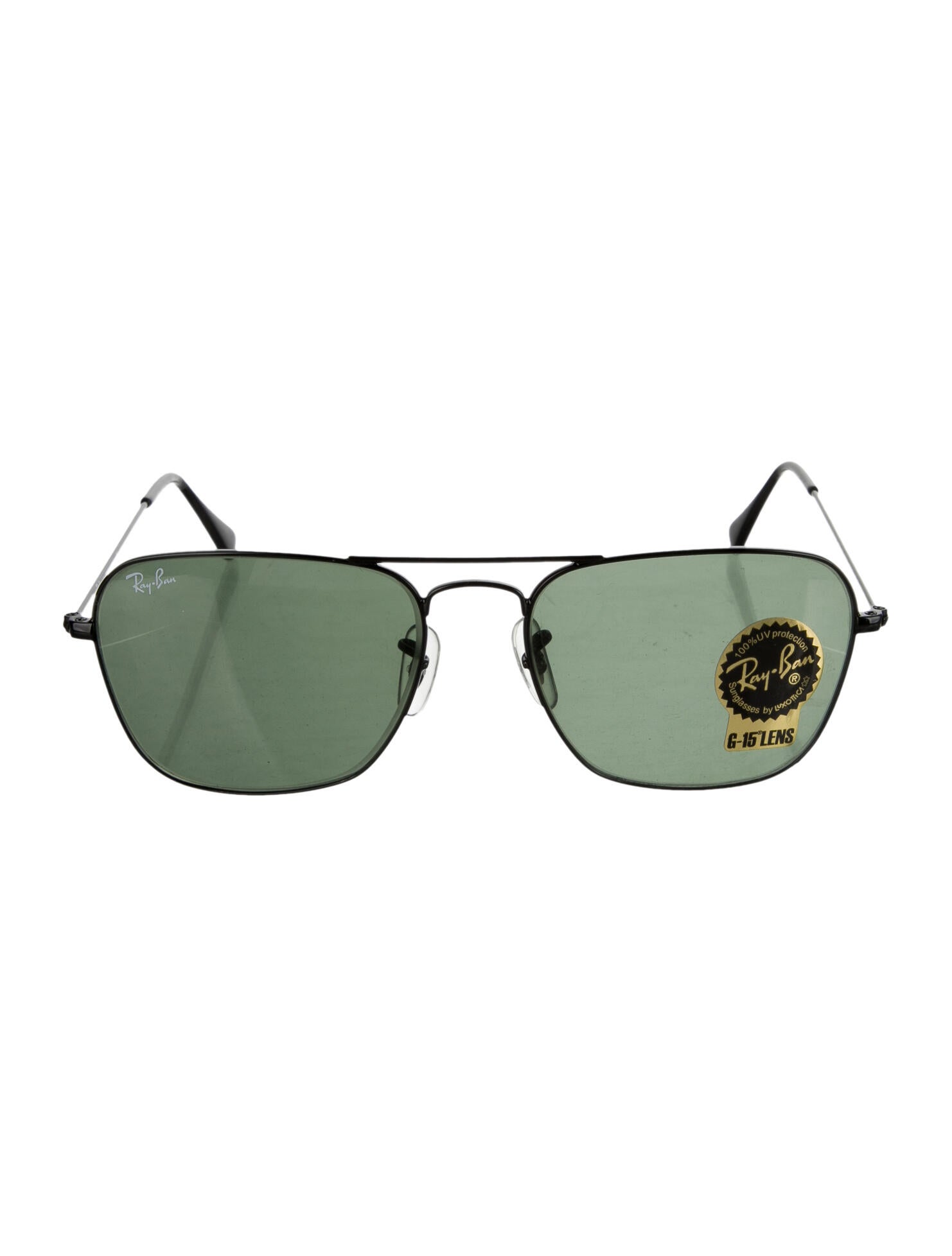 RayBan Classic Large Metal Aviator Sunglasses Black Sunglasses