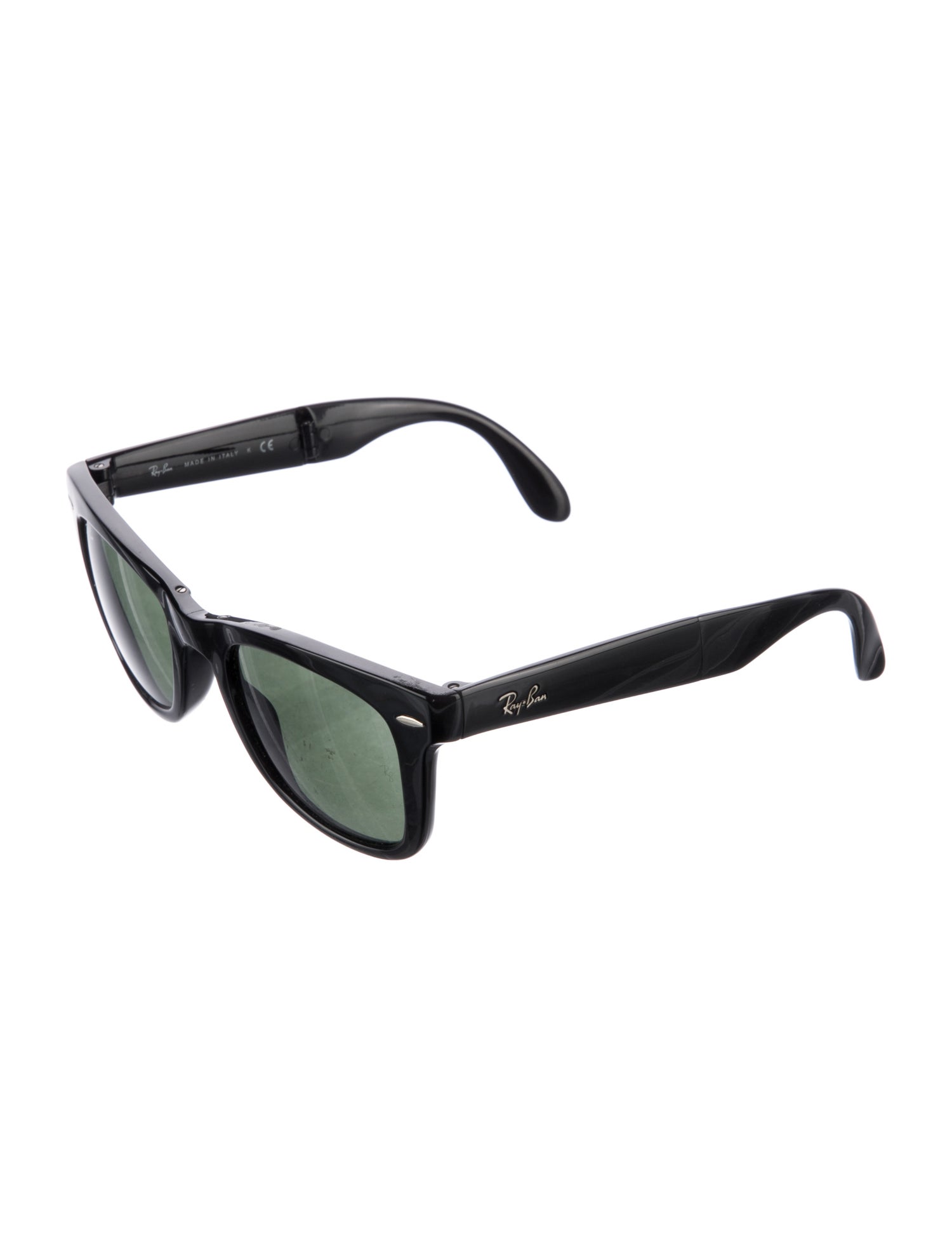 Ray-Ban Folding Wayfarer Wayfarer Sunglasses - Black Sunglasses