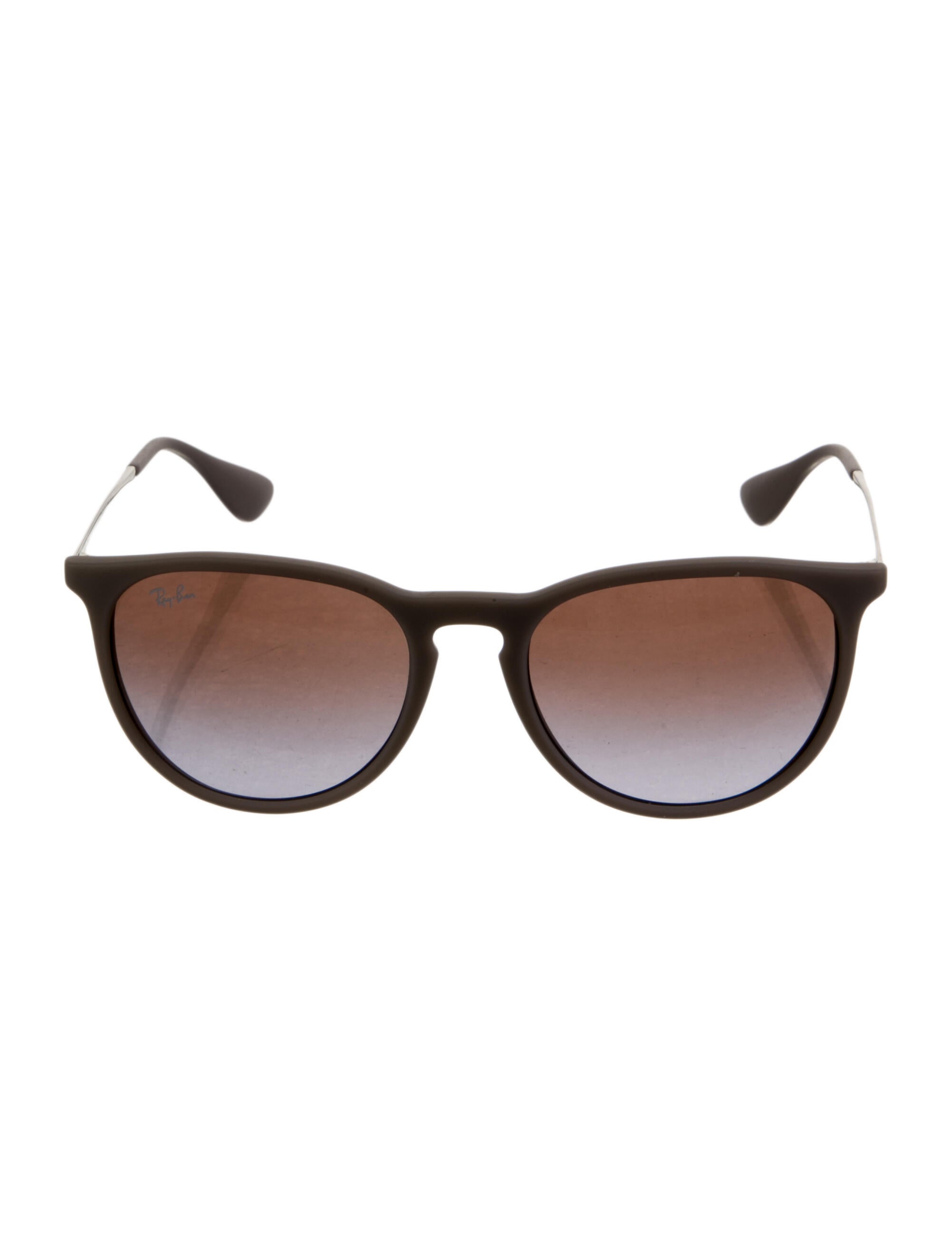 Ray-Ban erika Round Sunglasses - Brown Sunglasses