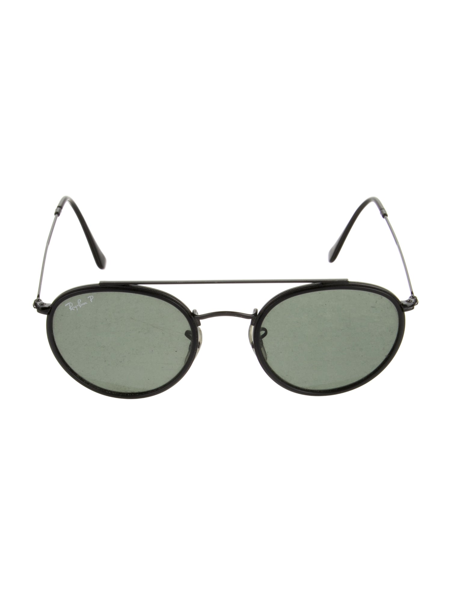 Ray-Ban Double Bridge Tinted Round Sunglasses