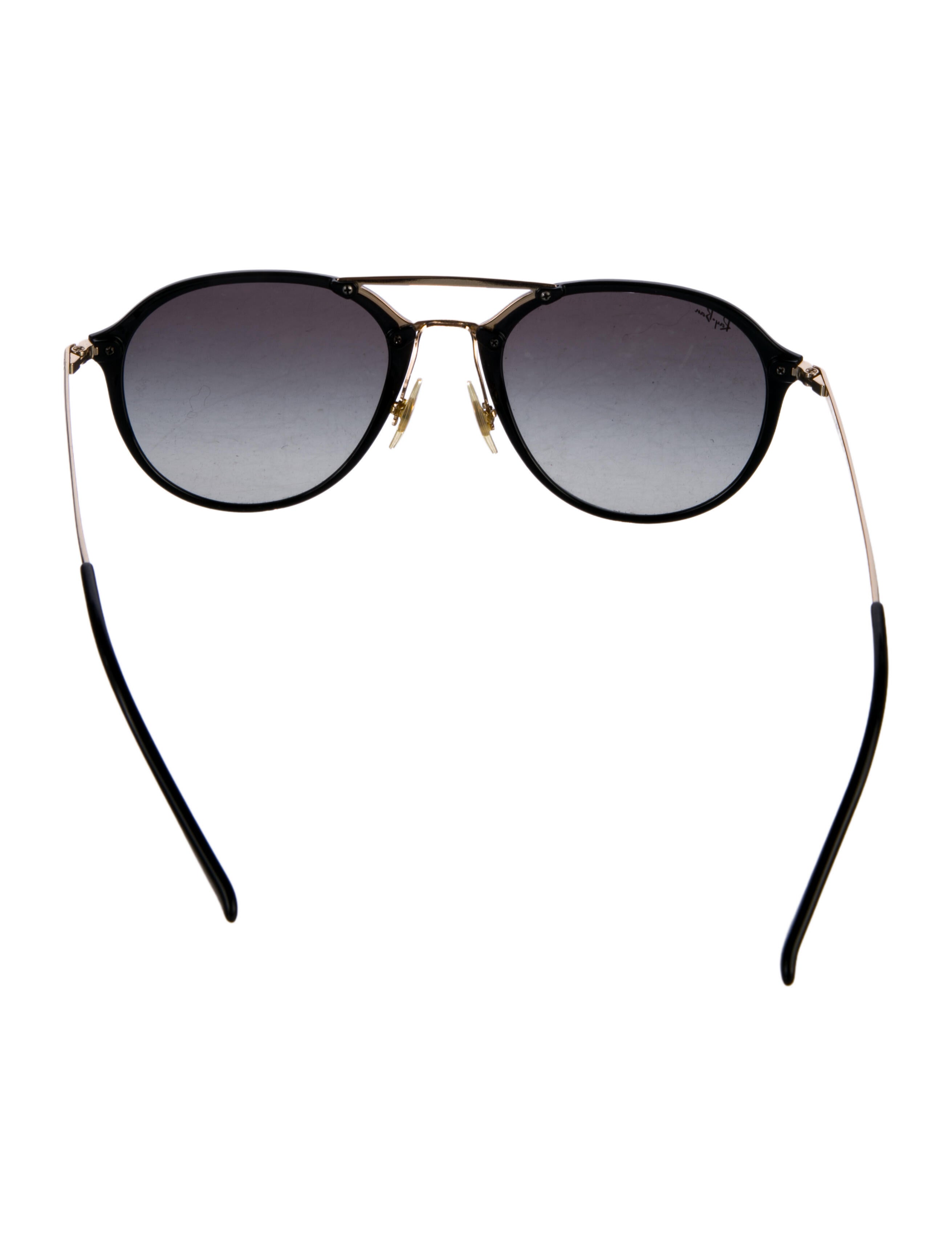 Ray-Ban Blaze Double Bridge Round Sunglasses