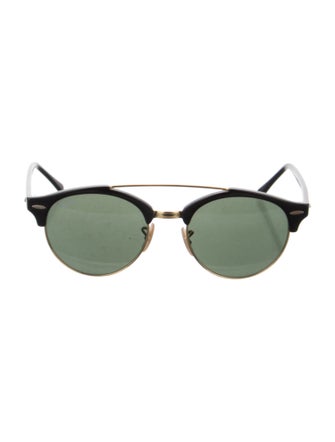 Ray-Ban Double Bridge Clubround Aviator Sunglasses