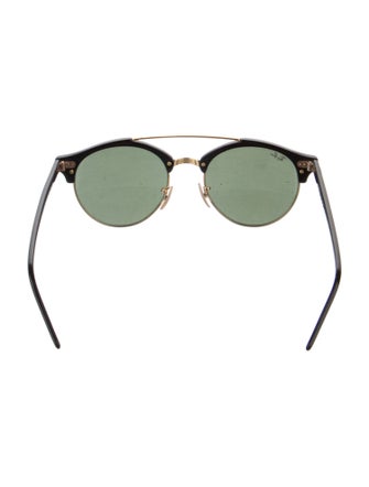 Ray-Ban Double Bridge Clubround Aviator Sunglasses