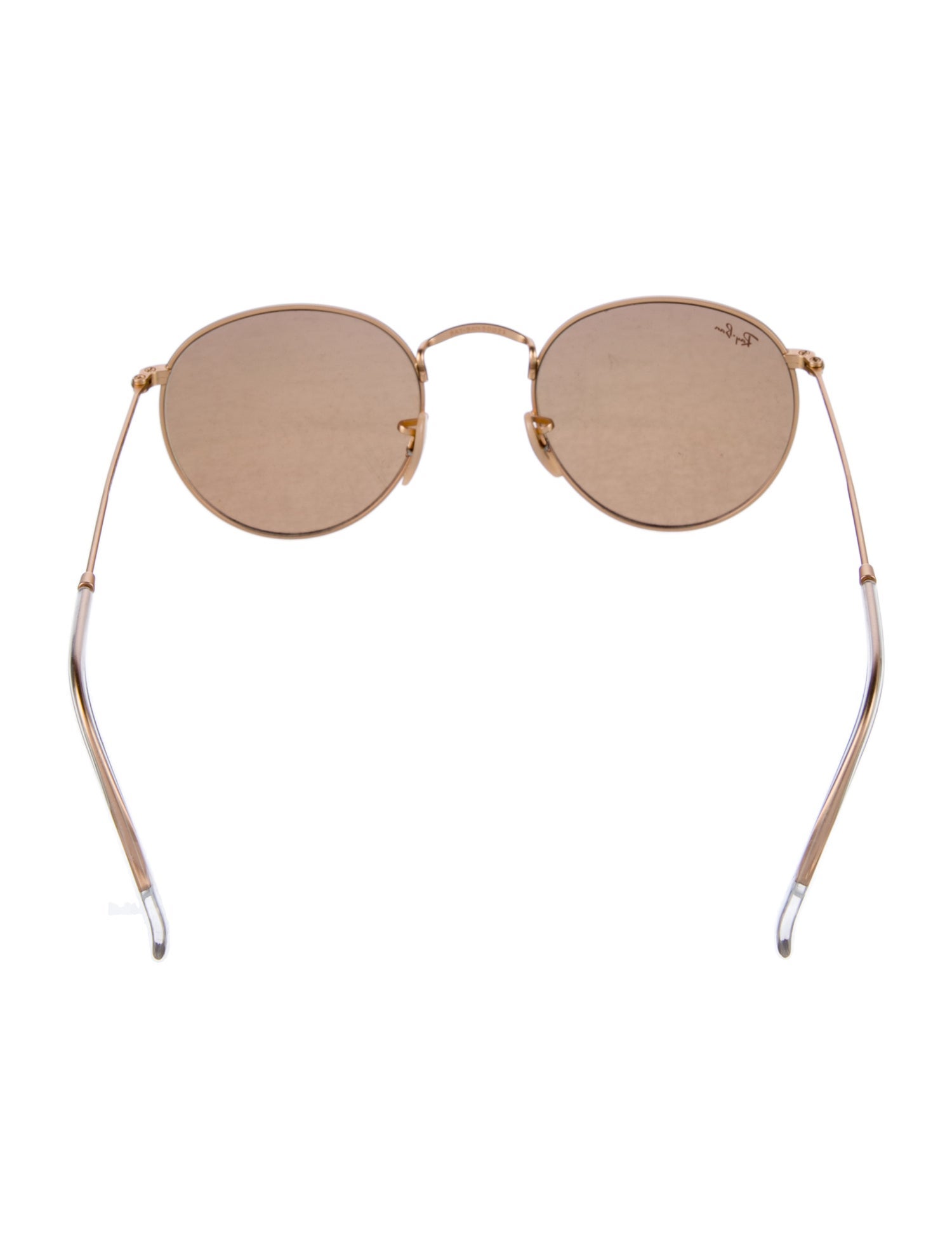 Ray-Ban Mirrored Metal Round Sunglasses