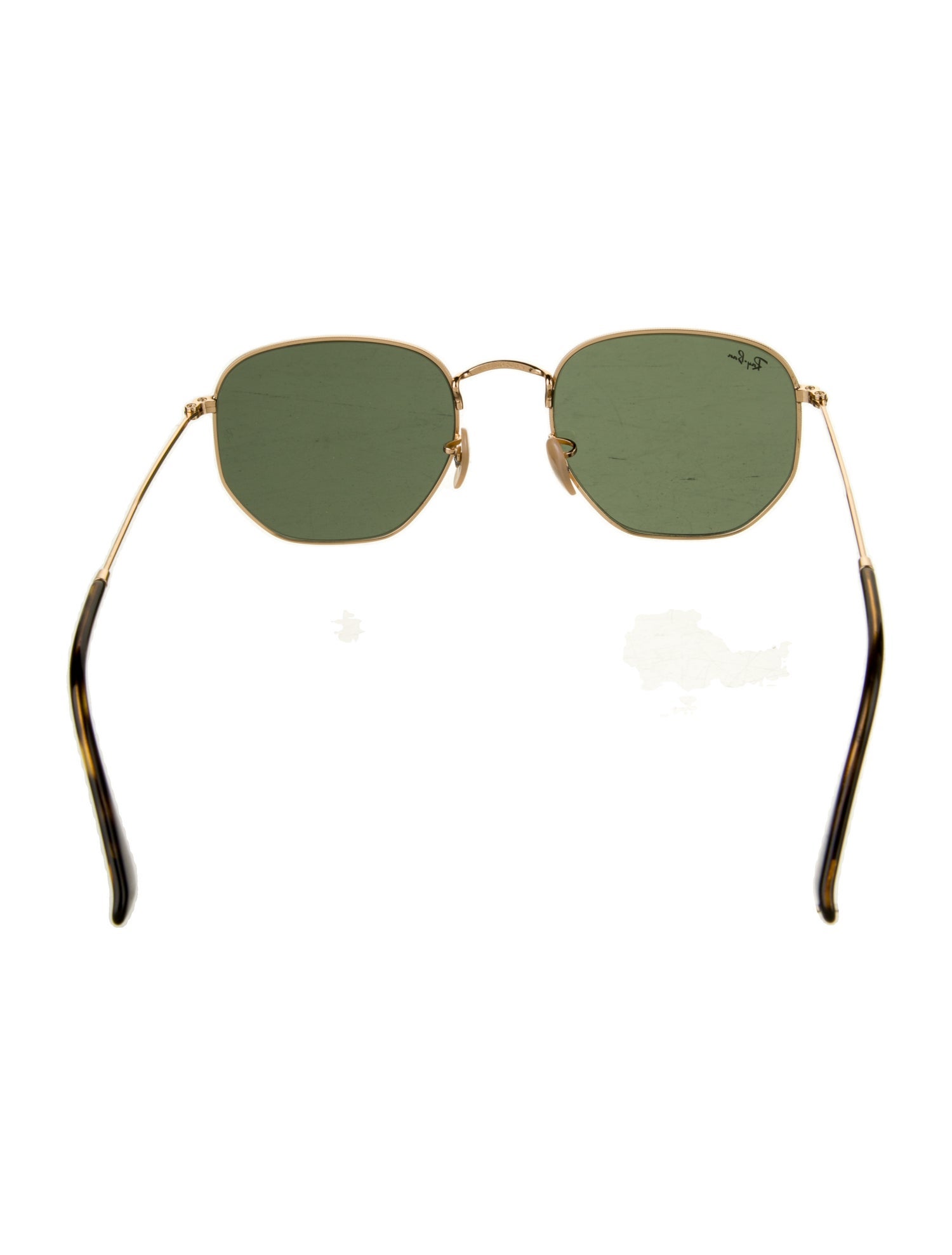Ray-Ban Hexagonal Flat Signature Logo Sunglasses