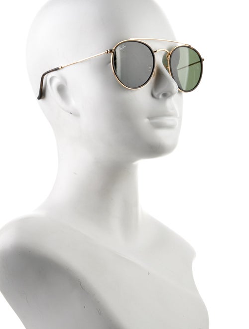 Ray-Ban Double Bridge Round Sunglasses