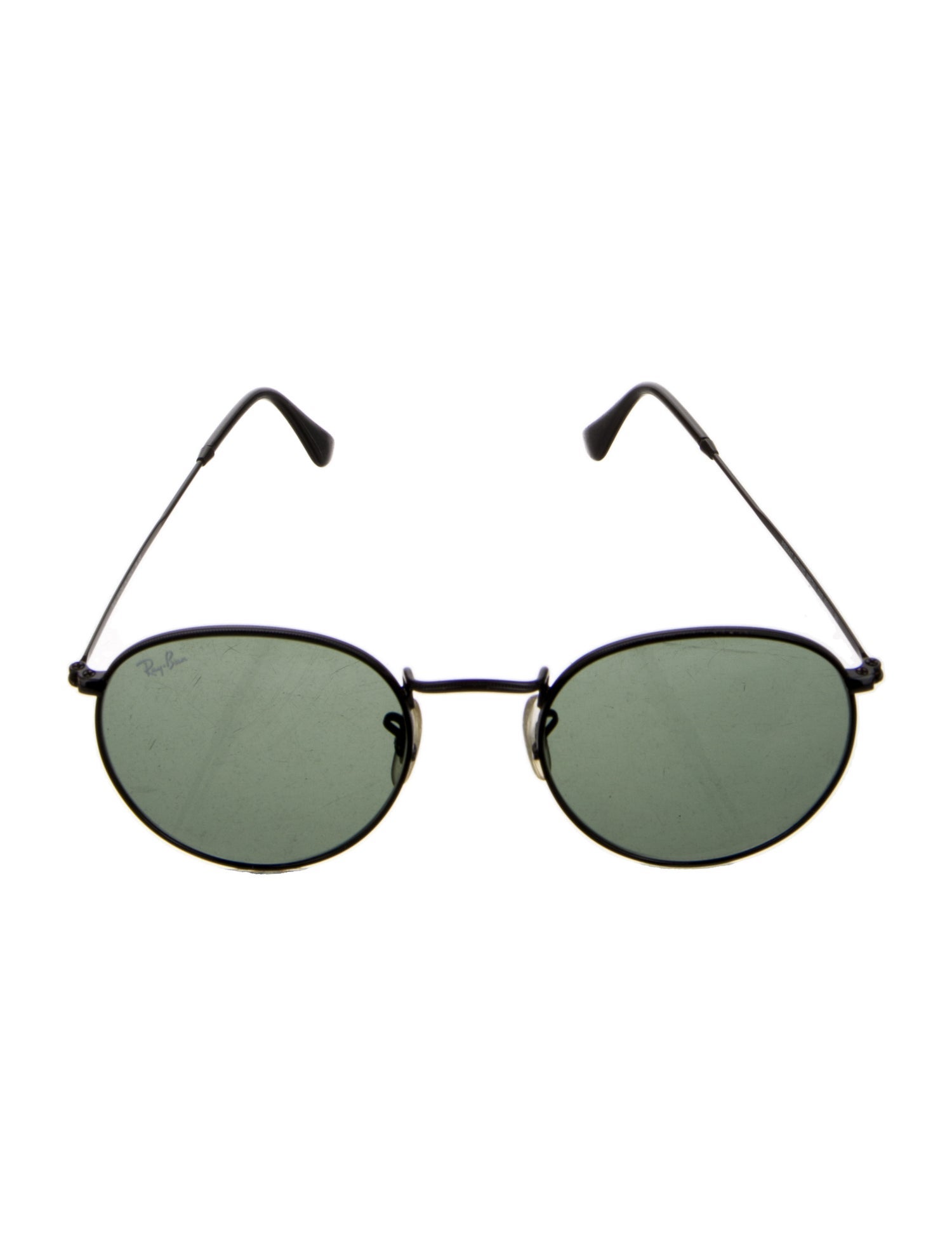 Ray-Ban Round Metal Signature Logo Sunglasses