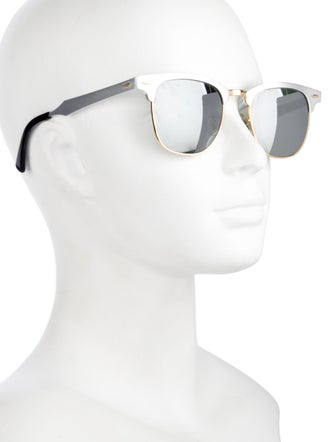 Ray-Ban Clubmaster Aluminum Wayfarer Sunglasses