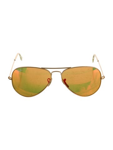 Ray-Ban Sunglasses Aviator Mirrored