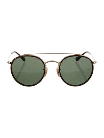 Ray-Ban Double Bridge Round Sunglasses